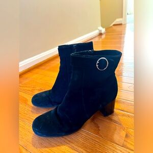 La Canadienne Joni  black suede boots - size 9M